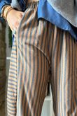 Sunday Morning 7/8 Barrel Pant Grey & Camel